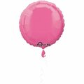 Goldengifts 18 in. Rose Round Foil Flat Balloon GO3582557
